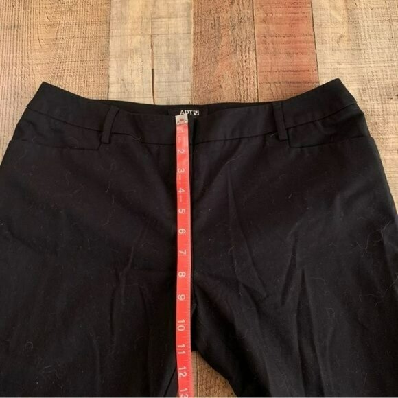 Apt. 9 Black cropped modern fit pants size 8 - Picture 3 of 7